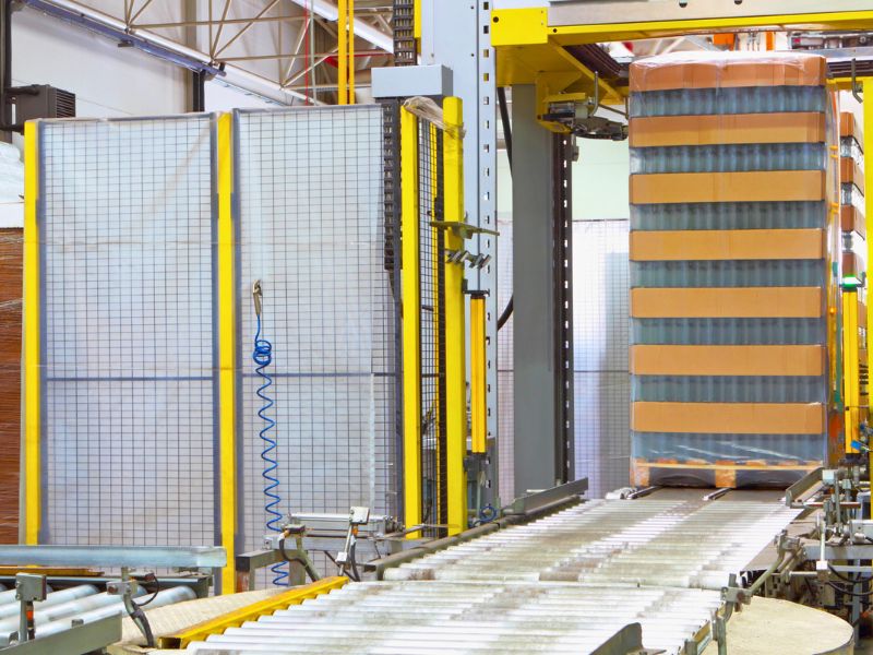 máquina de lajes alveolares etapa