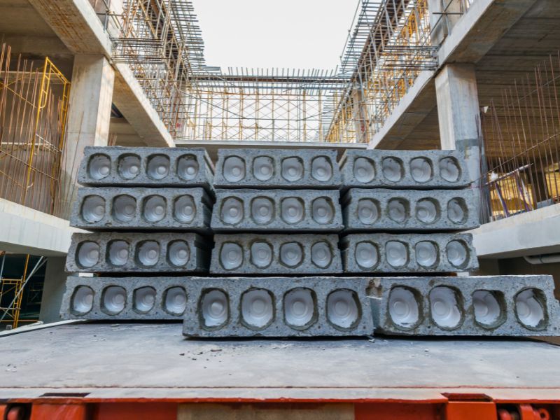 máquina de lajes alveolares produto